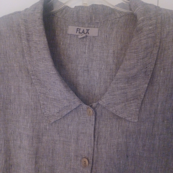 Flax Linen Shirt - Picture 3 of 6